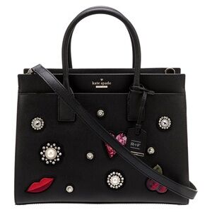 Kate Spade New York
Saffiano Leather Embellished Handle Bag w/Tags